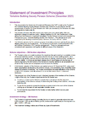 Statement of Investment Principles document thumbnail